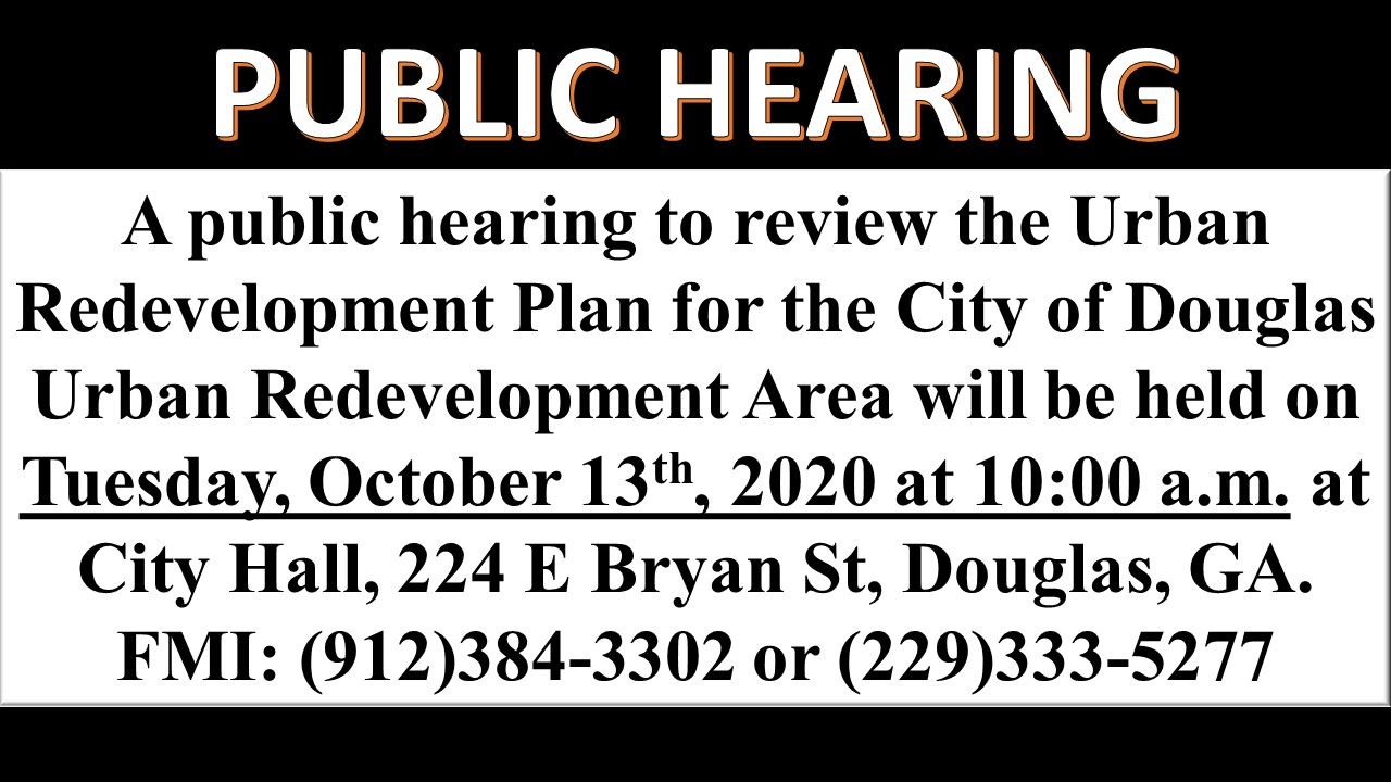 URP Public Hearing
