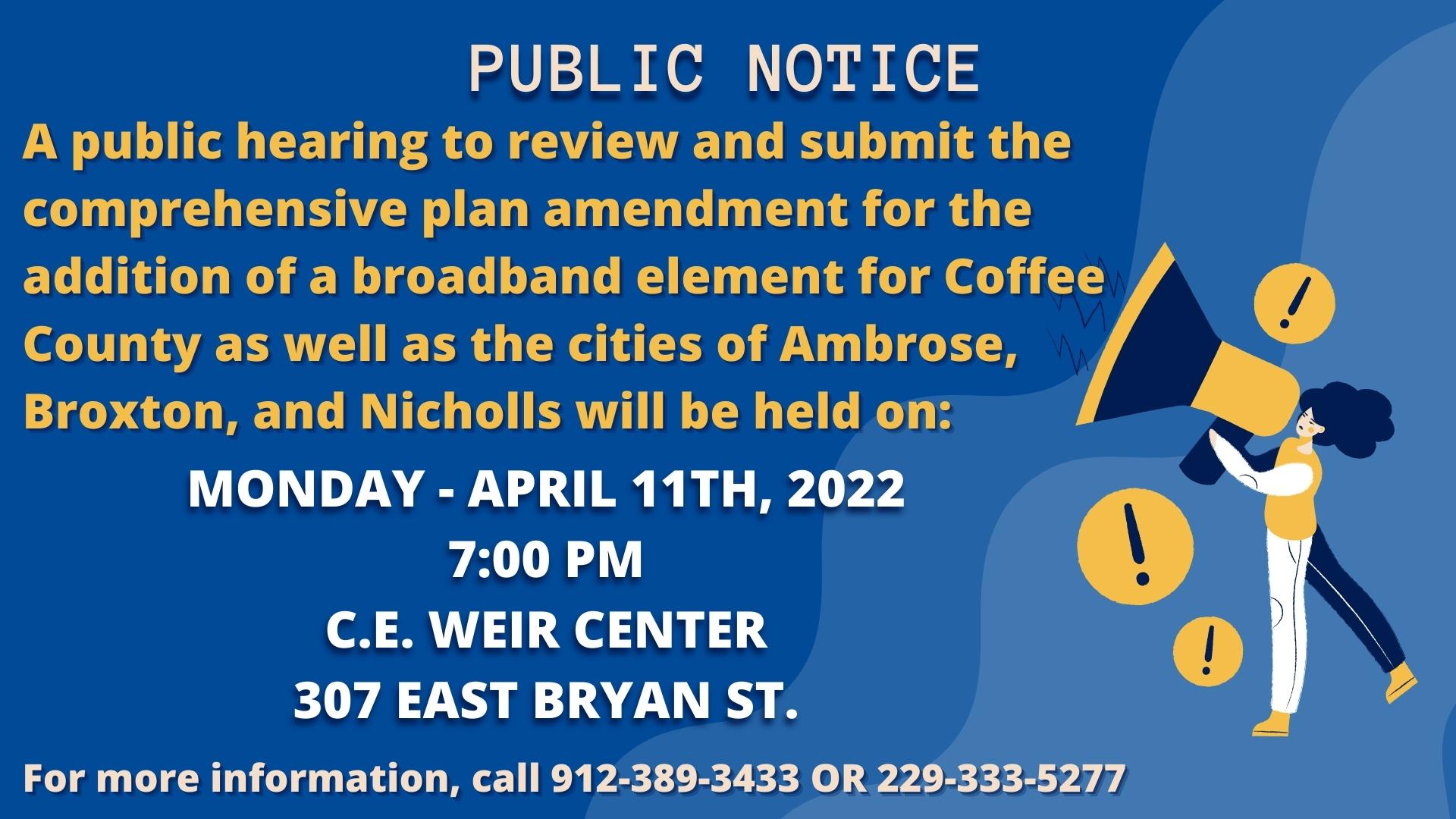 Broadband Public Notice Slide