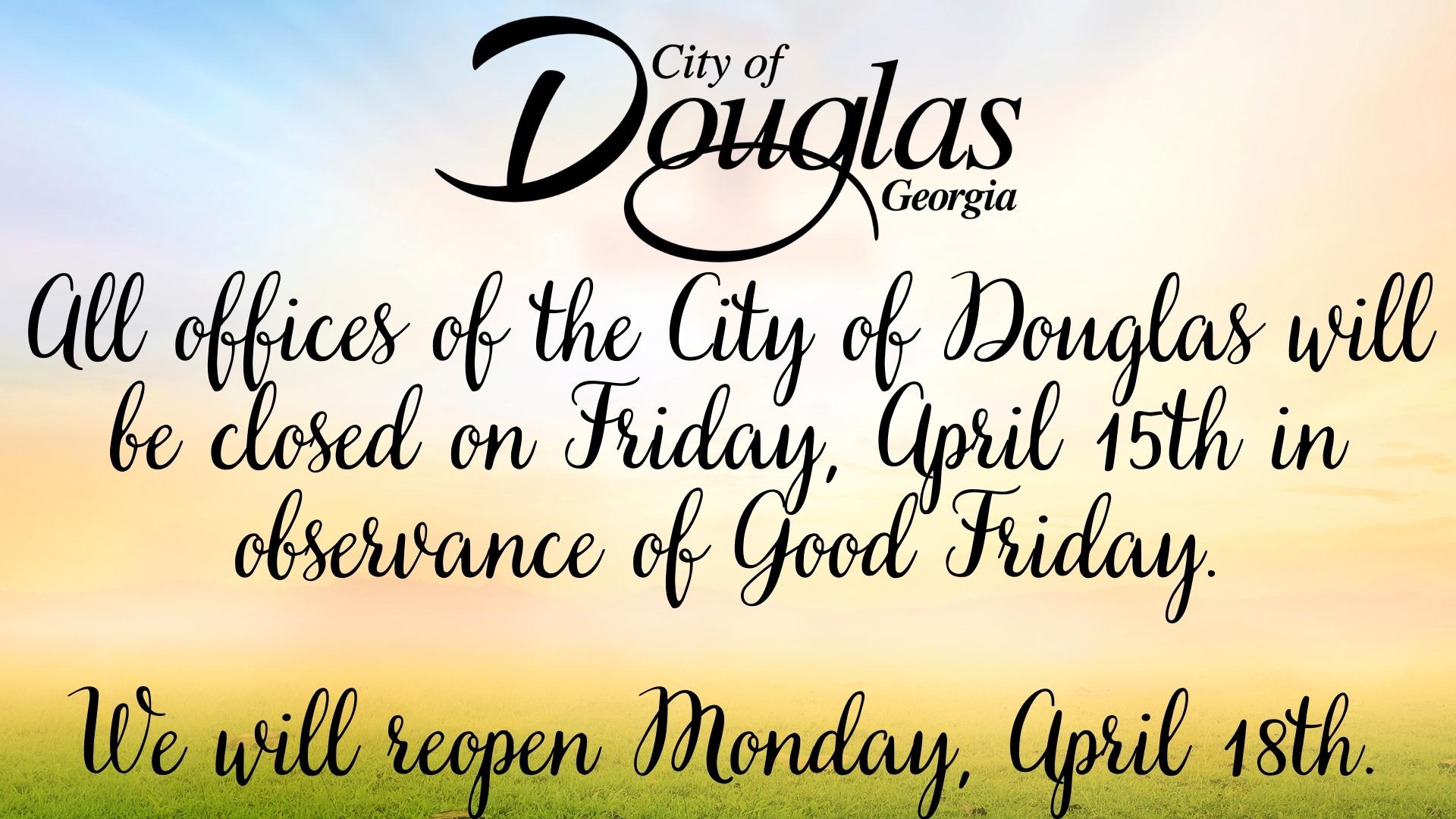 Good Friday - Closing Notice 2022