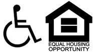 Photo of the ADA and Equal Housing Logo