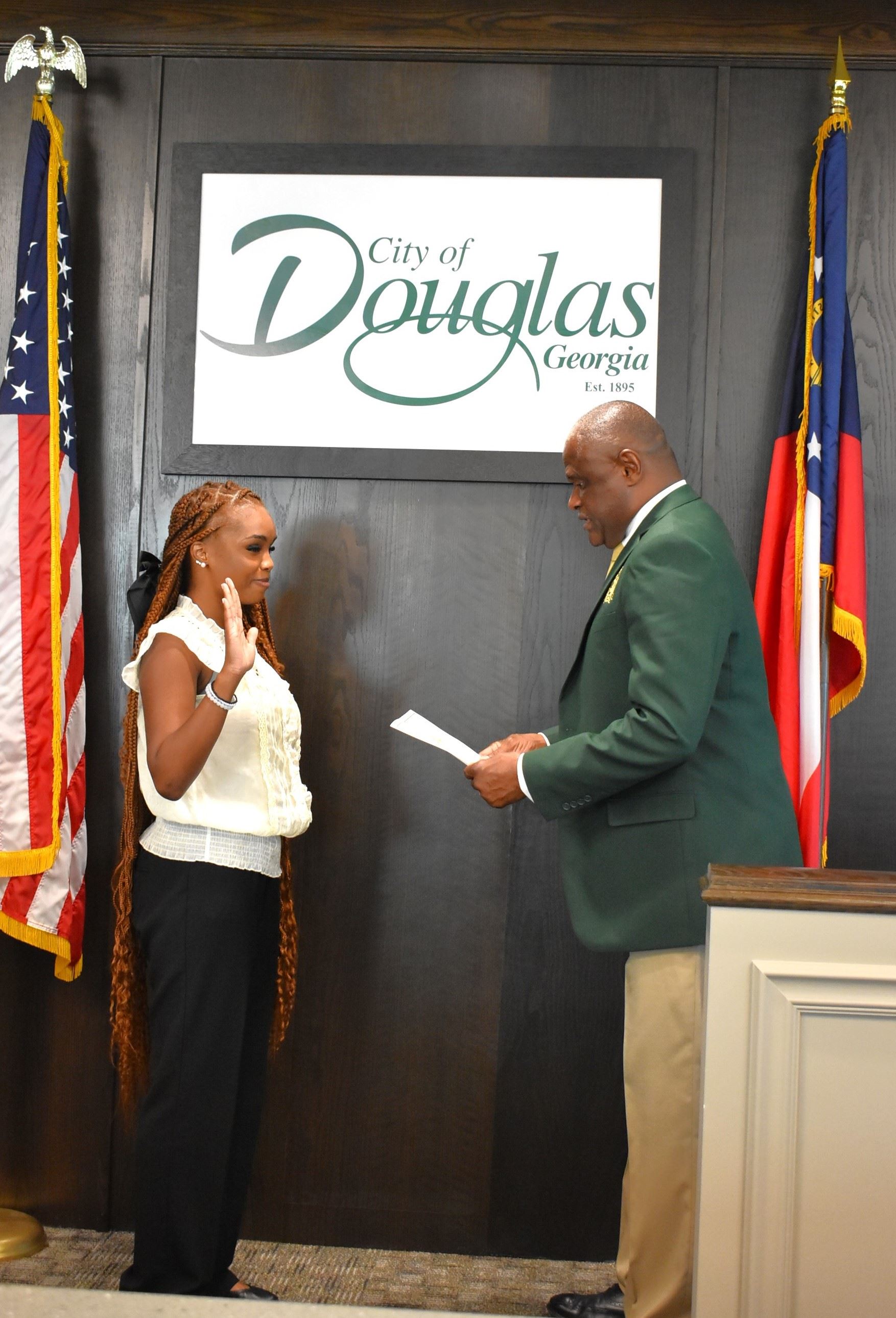 Kimora Destiny Henderson and Mayor Paulk 8-12-2024