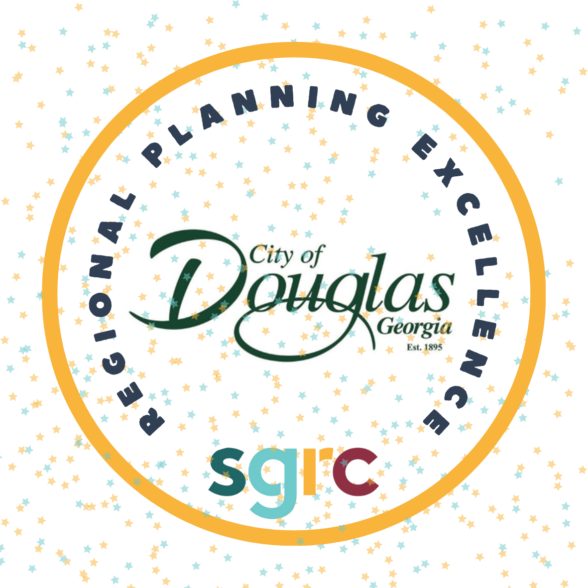 City of Douglas Excellence Achievement Sticker