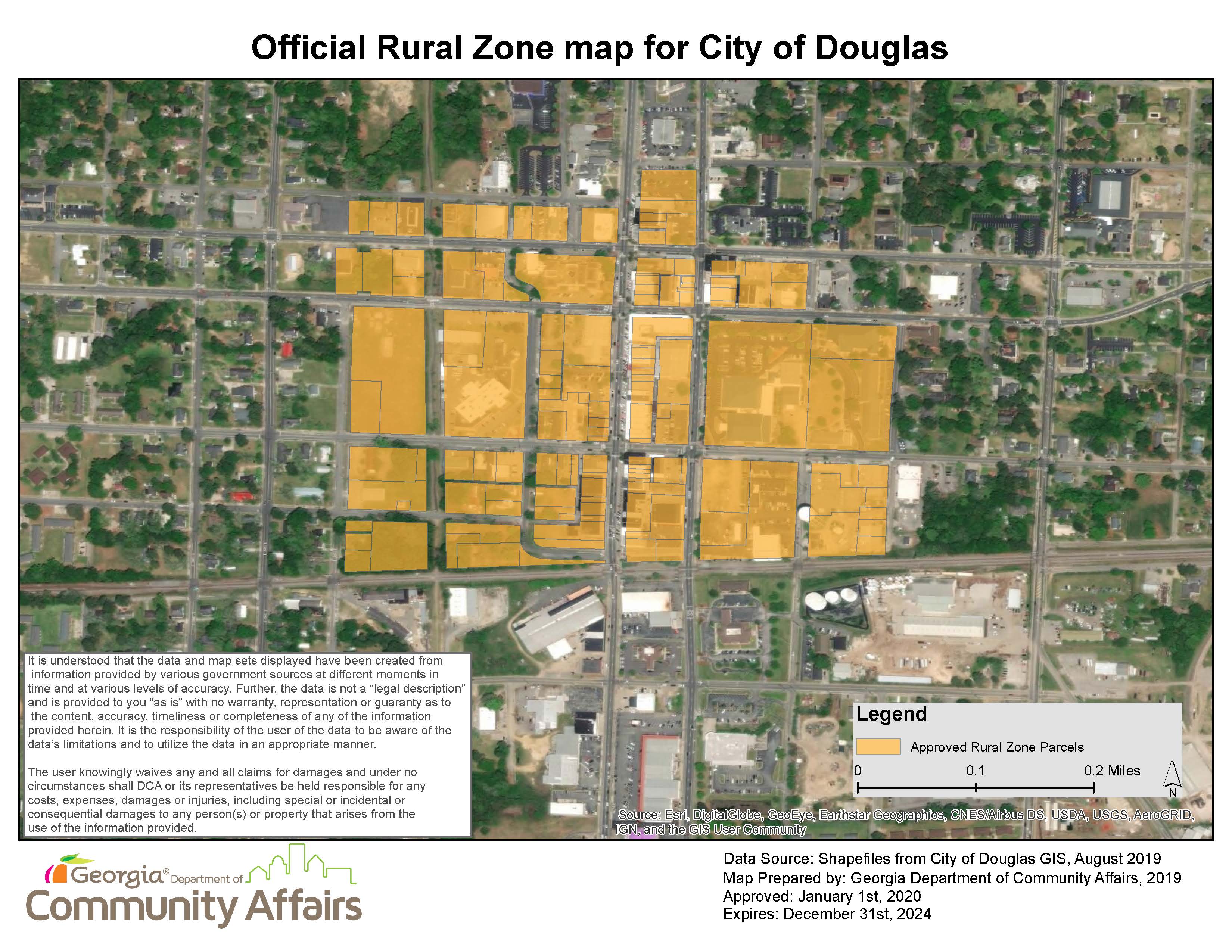 Map - Rural Zone Approved Area