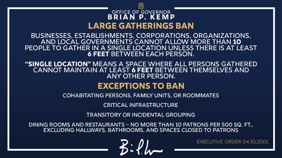 Shelter in Place - Large Gatherings