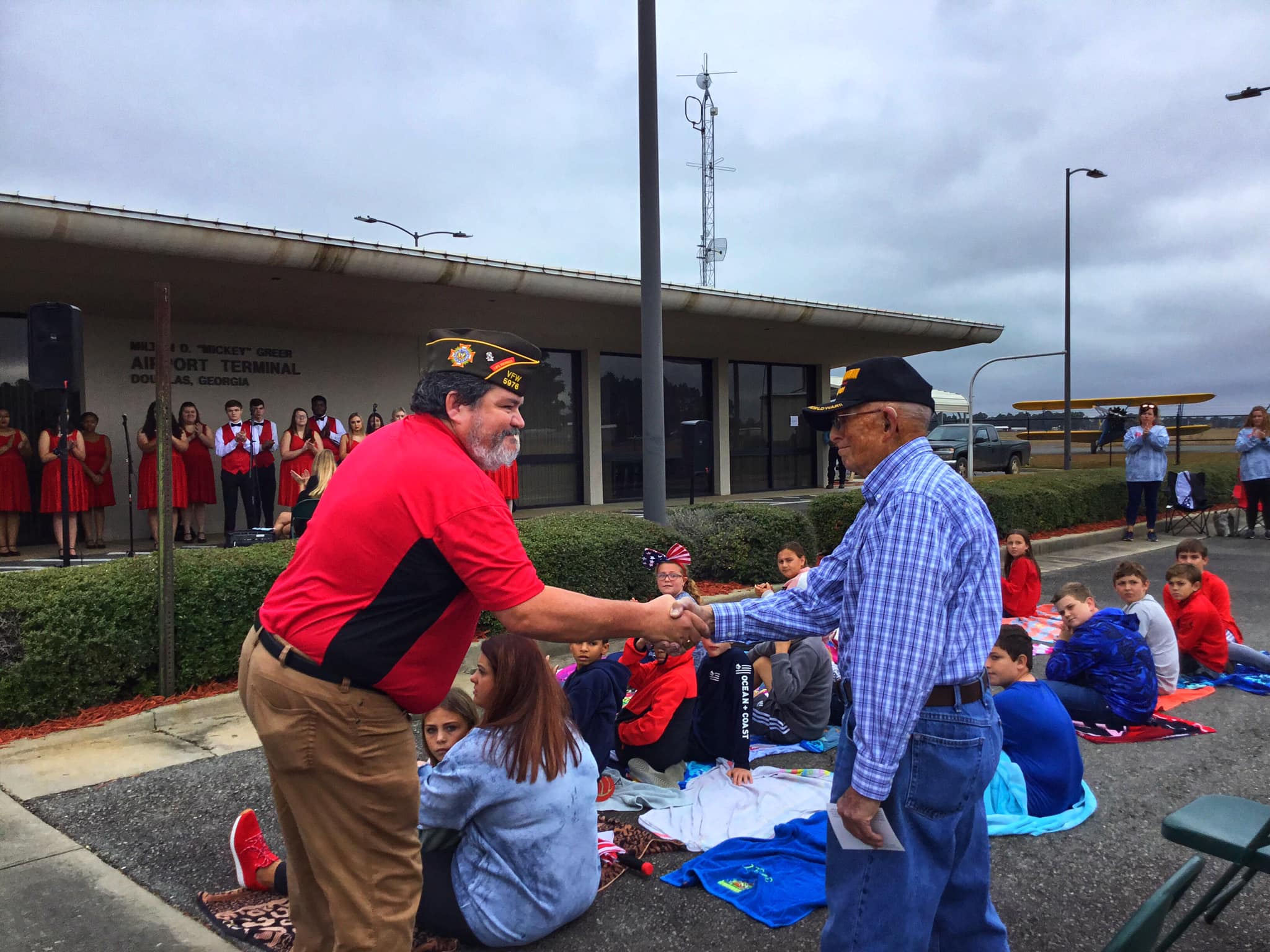 Richard McElroy WWII Veterand and Jeff Hennesy